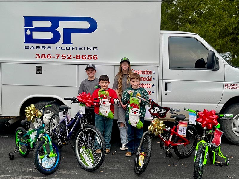 2025 Toy Drive Donated Bikes